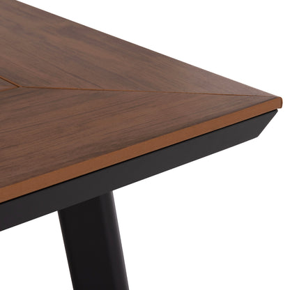 Aluminum Table with polywood 200x100 Grey HM5131.12