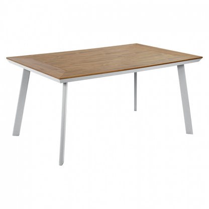 Aluminum Table with Polywood HM5132.11 White 160x92x72Η