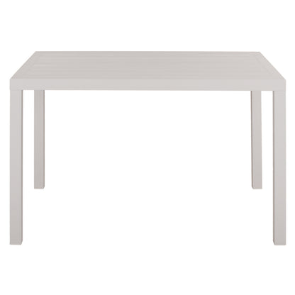 Aluminum Table 120x80 White HM5570.01