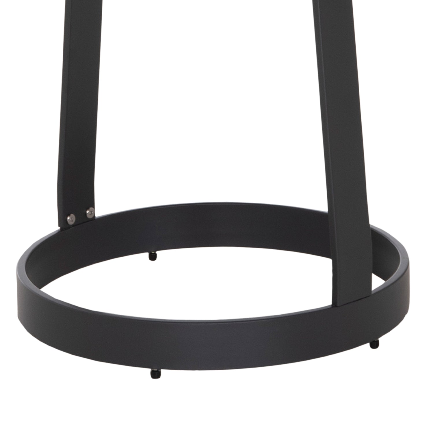 OUTDOOR SIDE TABLE MINO HM6433.01 ALUMINUM & ROPE IN GREY Φ47x53Hcm.