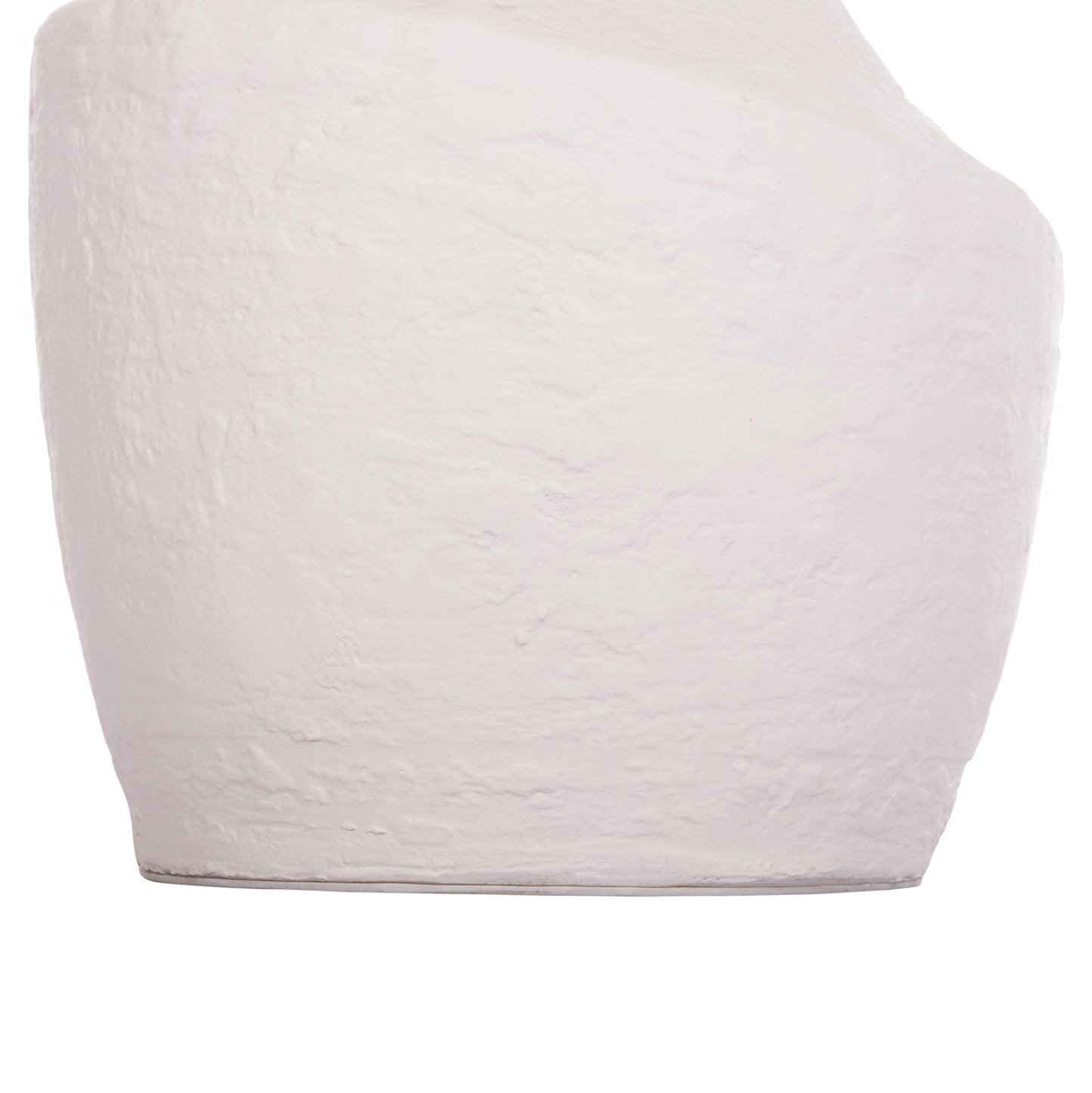 SIDE TABLE REBON HM18156.02L FIBER CEMENT IN WHITE--Φ40x56.5Hcm