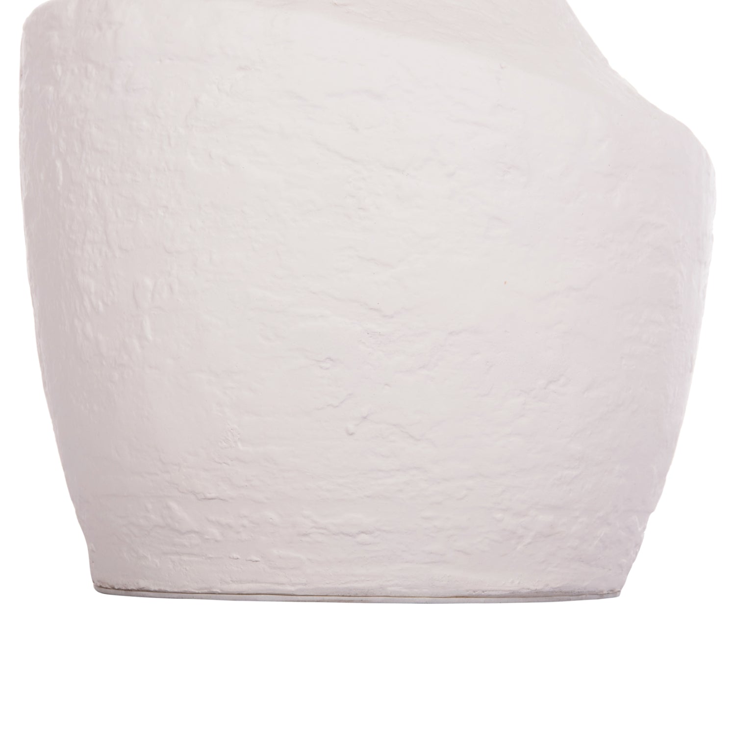 SIDE TABLE REBON HM18156.02L FIBER CEMENT IN WHITE--Φ40x56.5Hcm