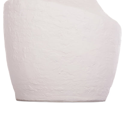 SIDE TABLE REBON HM18156.02L FIBER CEMENT IN WHITE--Φ40x56.5Hcm