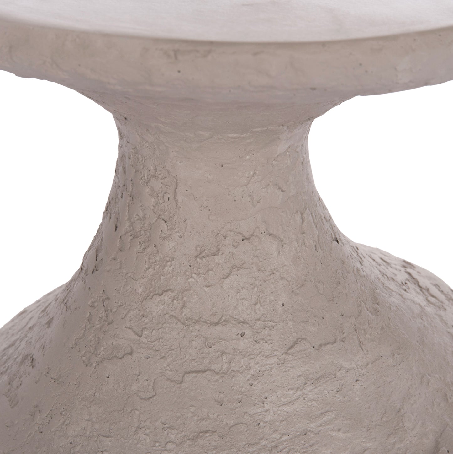 SIDE TABLE REBON HM18156.03L FIBER CEMENT IN GREY COLOR--Φ40x56.5Hcm