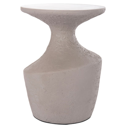 SIDE TABLE REBON HM18156.03S FIBER CEMENT IN GREY--Φ27.5x50Hcm