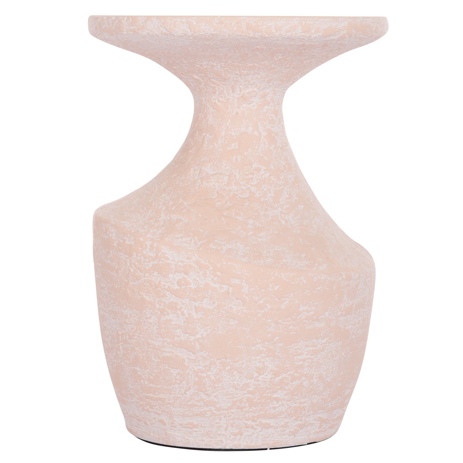 SIDE TABLE REBON HM18156.04L FIBER CEMENT IN PEACH COLOR--Φ40x56.5Hcm