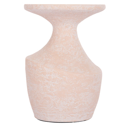 SIDE TABLE REBON HM18156.04L FIBER CEMENT IN PEACH COLOR--Φ40x56.5Hcm