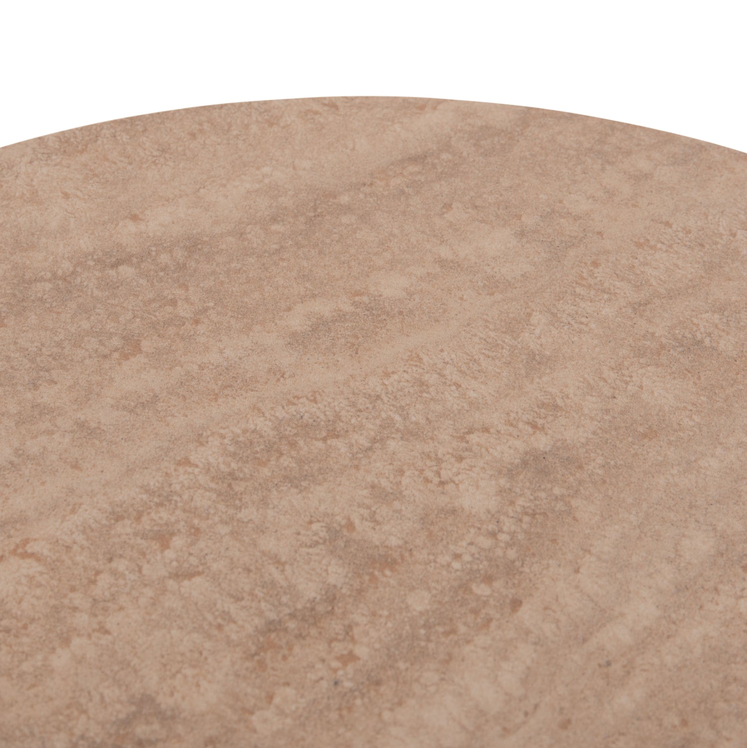 SIDE TABLE CATER HM18322 CERAMIC TOP WITH TRAVERTINE STONE LOOK--MDF BASE Φ45x56Hcm.
