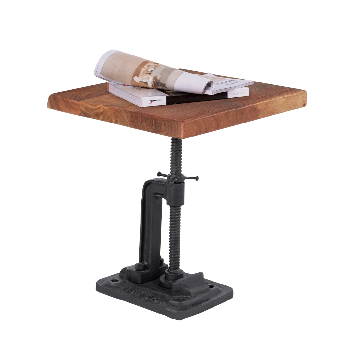 SIDE TABLE RYLAND HM8371.11 SOLID ACACIA WOOD  40x38x45-60Hcm.
