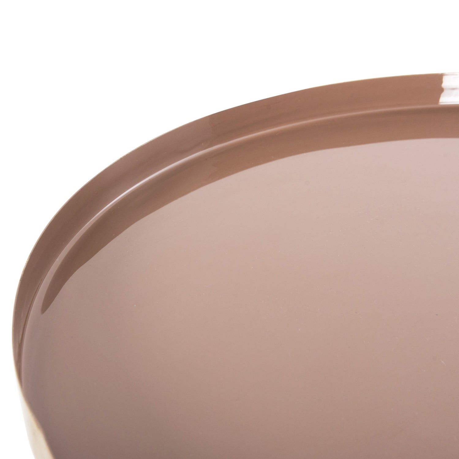 SIDE TABLE ROUND UTRI HM4241.06 METAL IN WARM PINK-BEIGE Φ46x46,5Hcm.