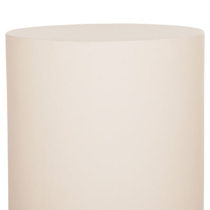 ROUND SIDE TABLE KYOKO HM6592.02 BEIGE FIBER CEMENT Φ40x43Hcm