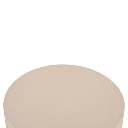 ROUND SIDE TABLE KYOKO HM6592.02 BEIGE FIBER CEMENT Φ40x43Hcm