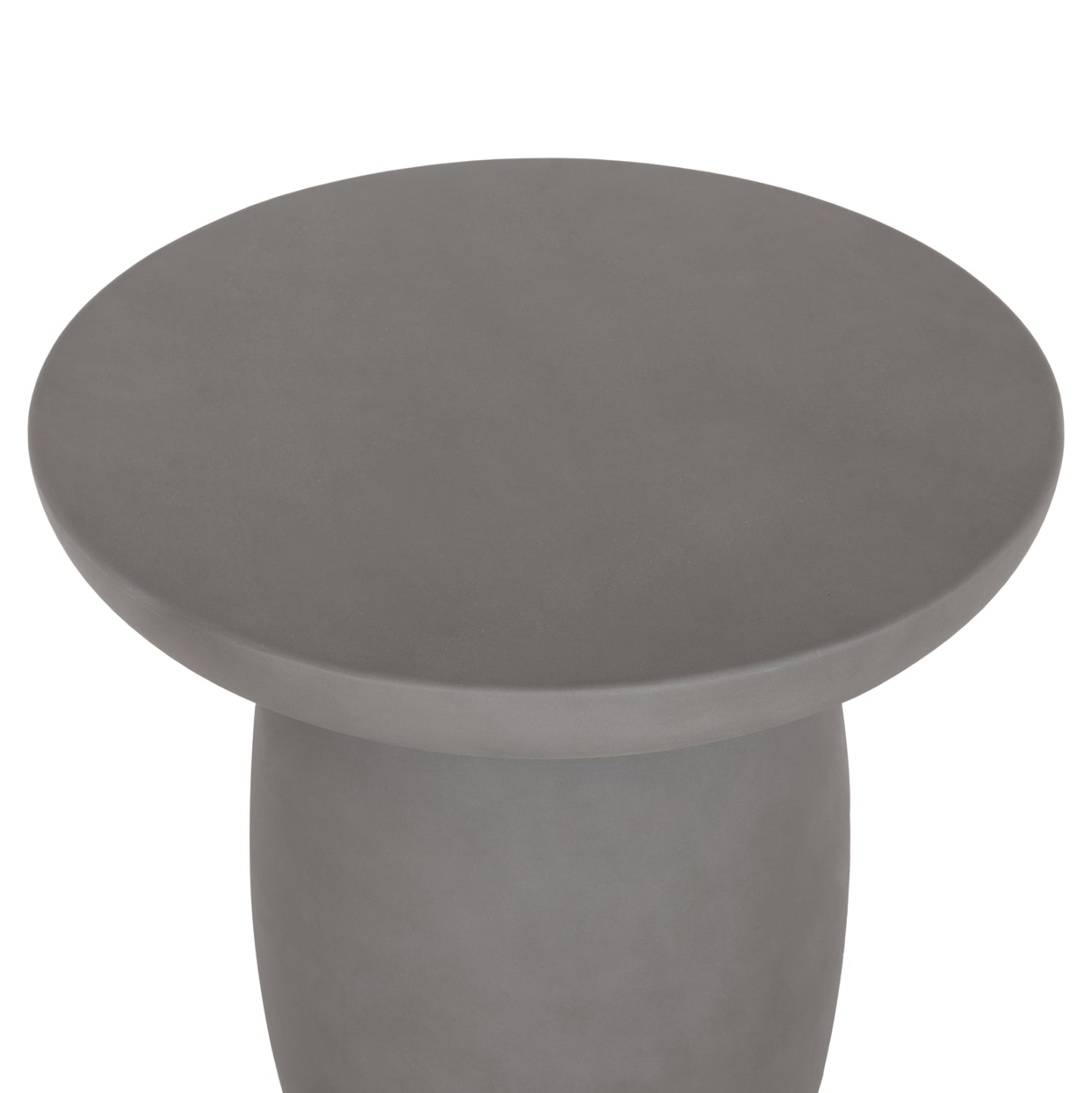 ROUND SIDE TABLE HIKARI HM6593.01 GREY FIBER CEMENT Φ46x48Hcm
