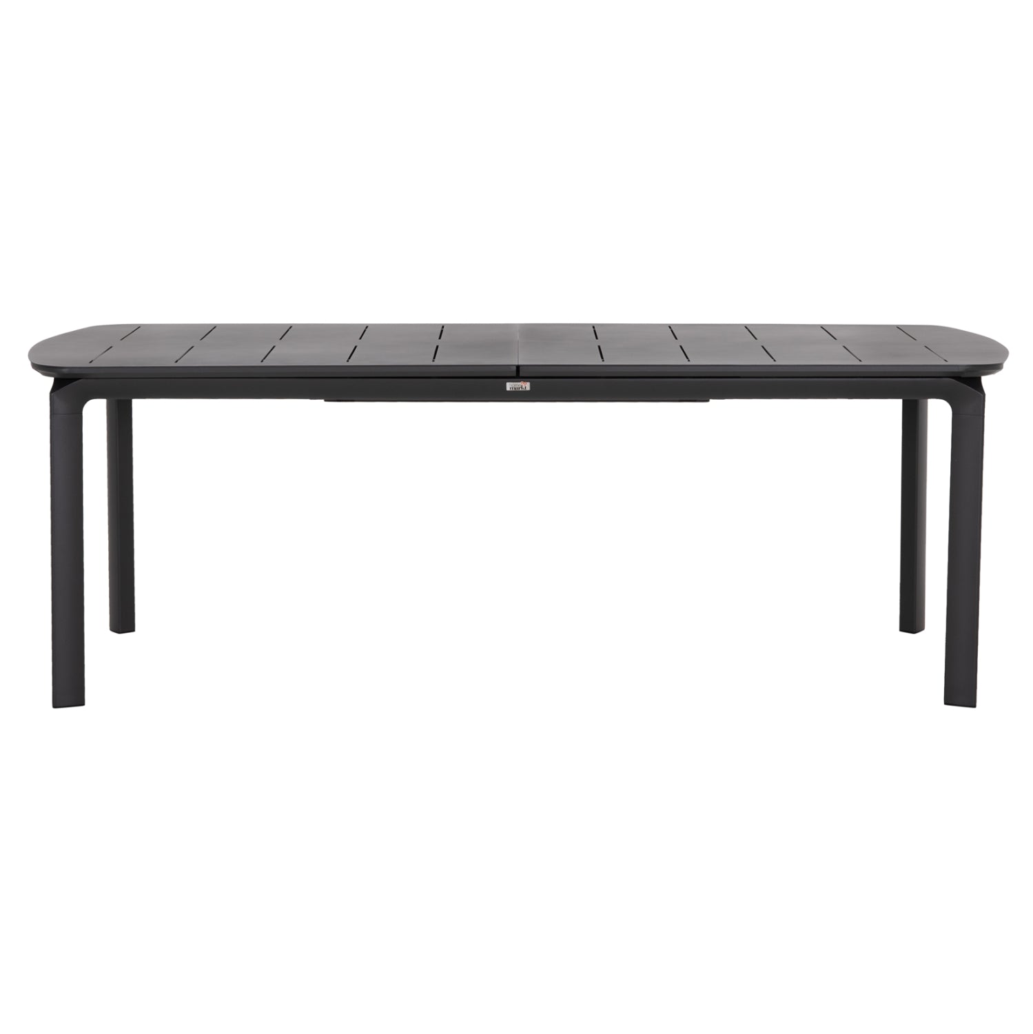 DINING TABLE EXTENDABLE SYMPO HM6415.01 GREY ALUMINUM 220-300x100x75Hcm.