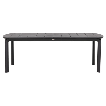 DINING TABLE EXTENDABLE SYMPO HM6415.01 GREY ALUMINUM 220-300x100x75Hcm.