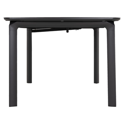 DINING TABLE EXTENDABLE SYMPO HM6415.01 GREY ALUMINUM 220-300x100x75Hcm.