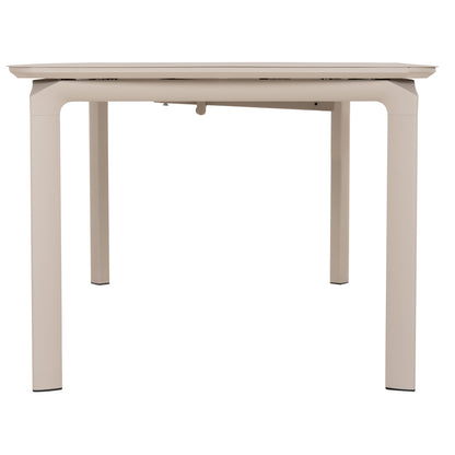 DINING TABLE EXTENDABLE SYMPO HM6415.05 BEIGE ALUMINUM 220-300x100x75Hcm.