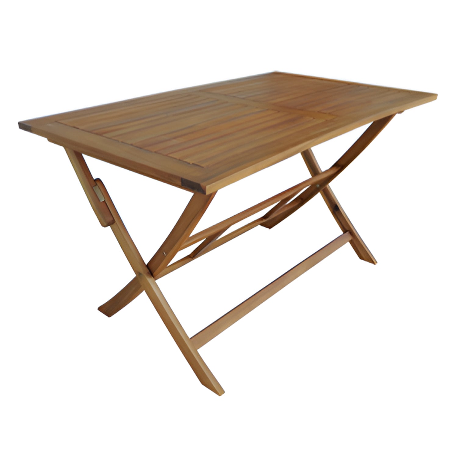OUTDOOR DINING TABLE FOLDABLE FERNER HM6540 ACACIA WOOD IN NATURAL 100x60x75Hcm.