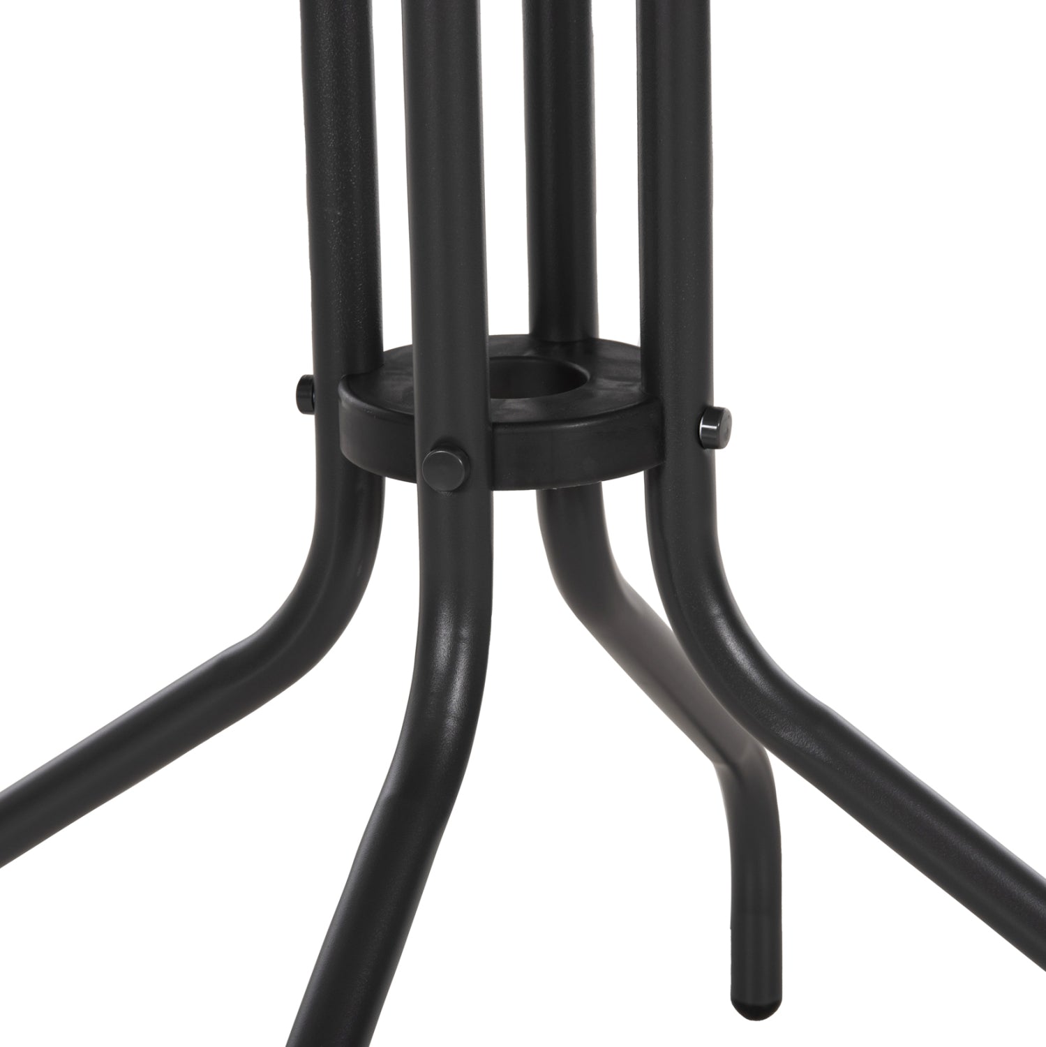 OUTDOOR ROUND TABLE LINO HM5973.01 METALLIC IN GREY Φ60x70Hcm.