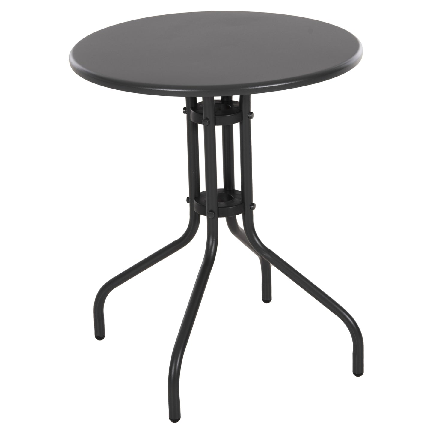 OUTDOOR ROUND TABLE LINO HM5973.01 METALLIC IN GREY Φ60x70Hcm.
