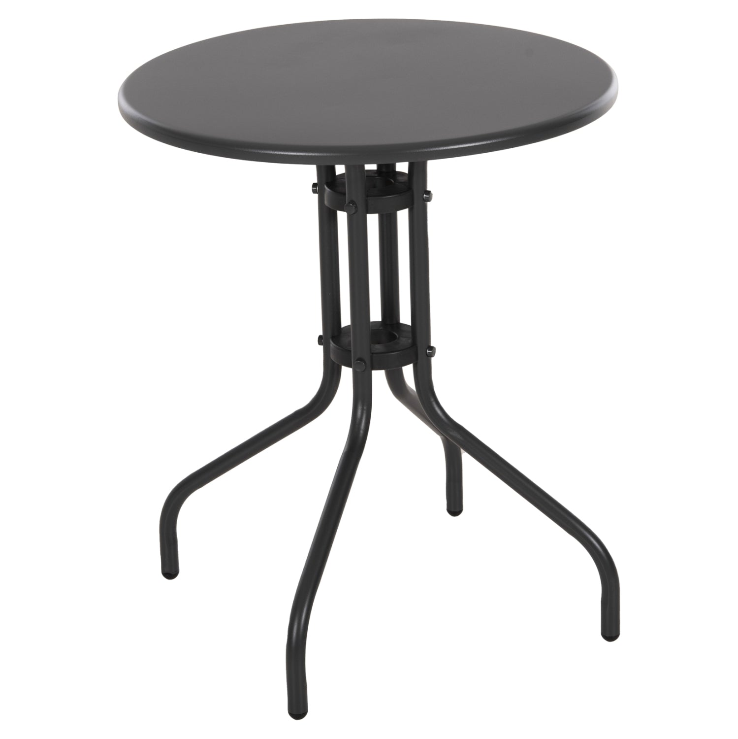 OUTDOOR ROUND TABLE LINO HM5973.01 METALLIC IN GREY Φ60x70Hcm.