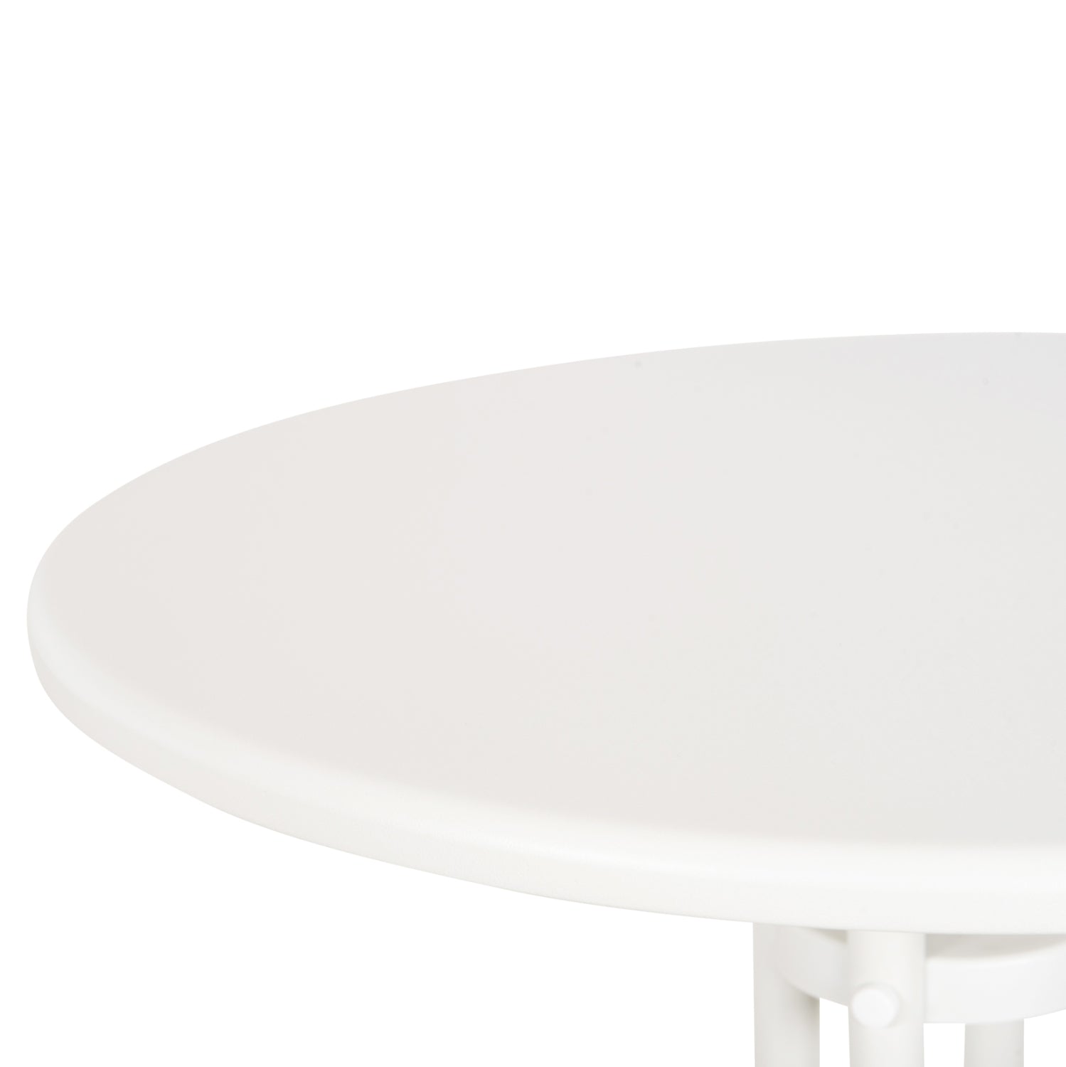 OUTDOOR ROUND TABLE LINO HM5973.02 METALLIC IN WHITE Φ60x70Hcm.