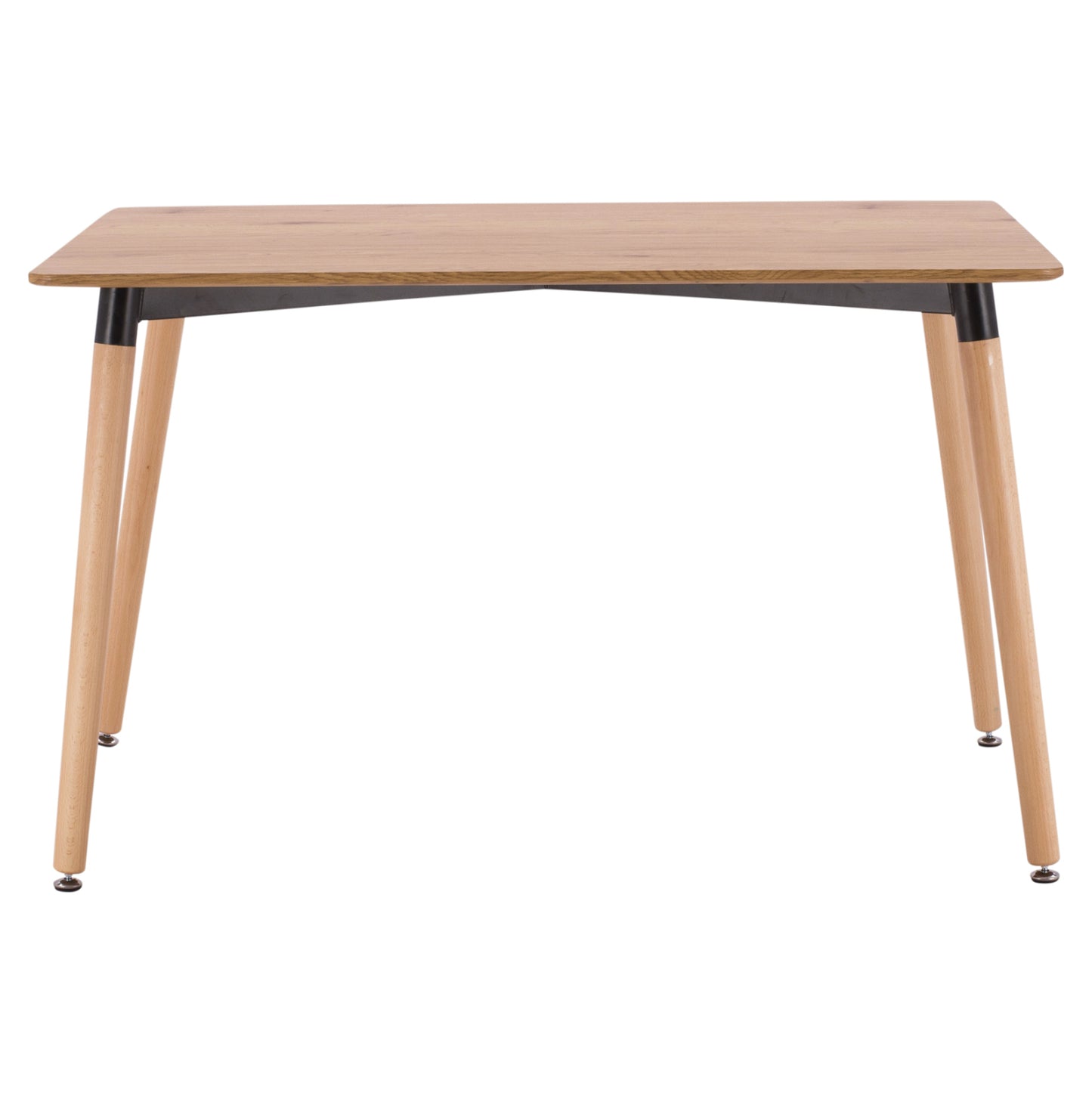 Dining Table Minimal HM008.04 natural, wooden legs BEECH, 120x80x73cm