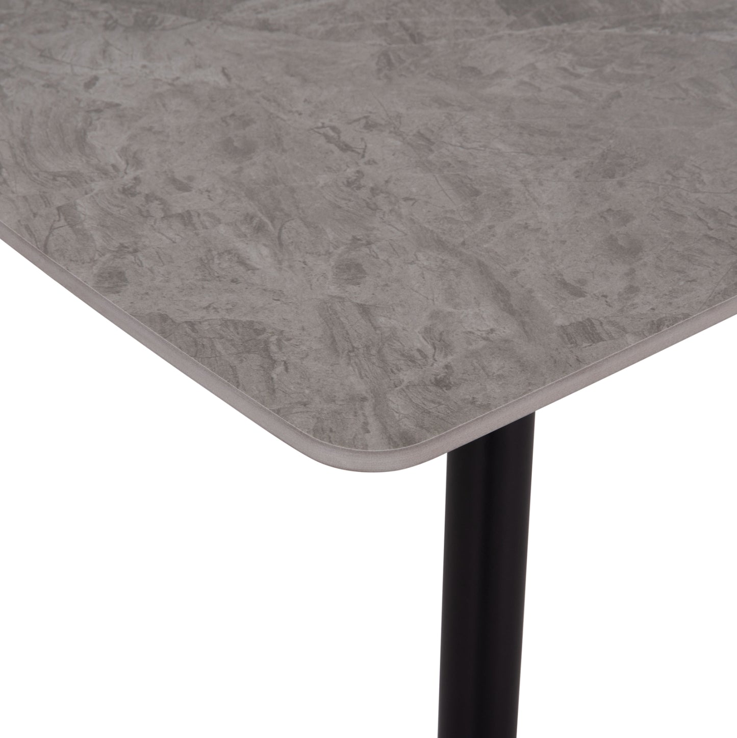 DINING TABLE RAVEN HM18149.13 CERAMIC TOP IN GREY MARBLE LOOK  140x80x74Hcm.
