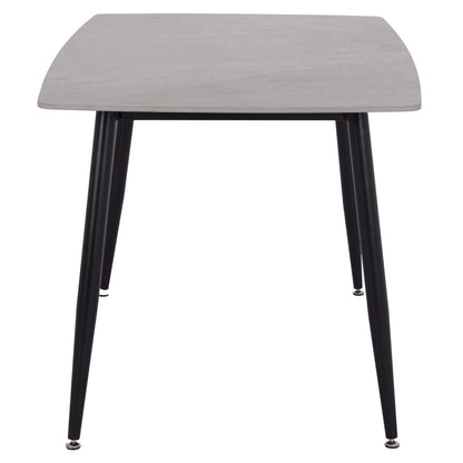 DINING TABLE RAVEN HM18149.13 CERAMIC TOP IN GREY MARBLE LOOK  140x80x74Hcm.
