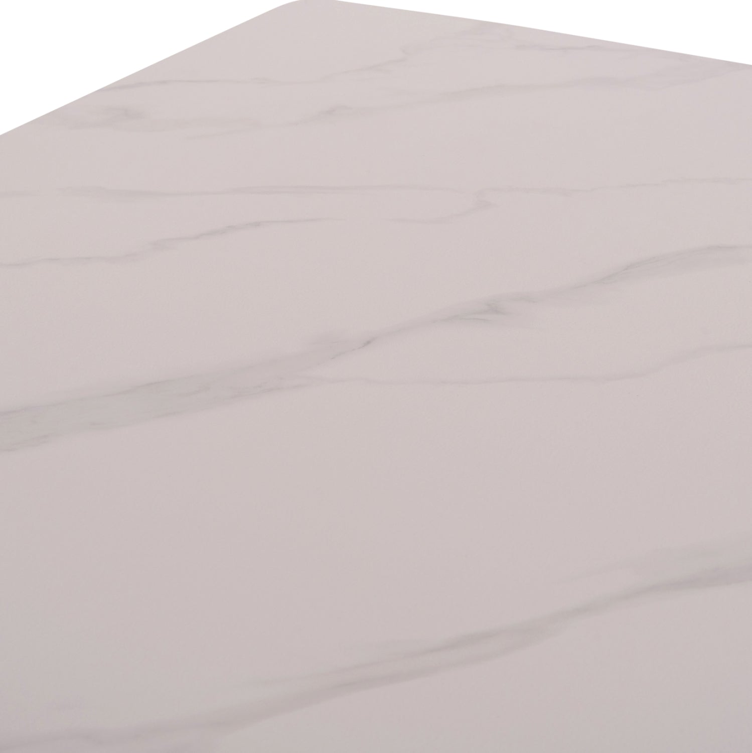 DINING TABLE RAVEN HM18150.01 CERAMIC TOP IN WHITE MARBLE-LOOK 160x80x74Hcm.