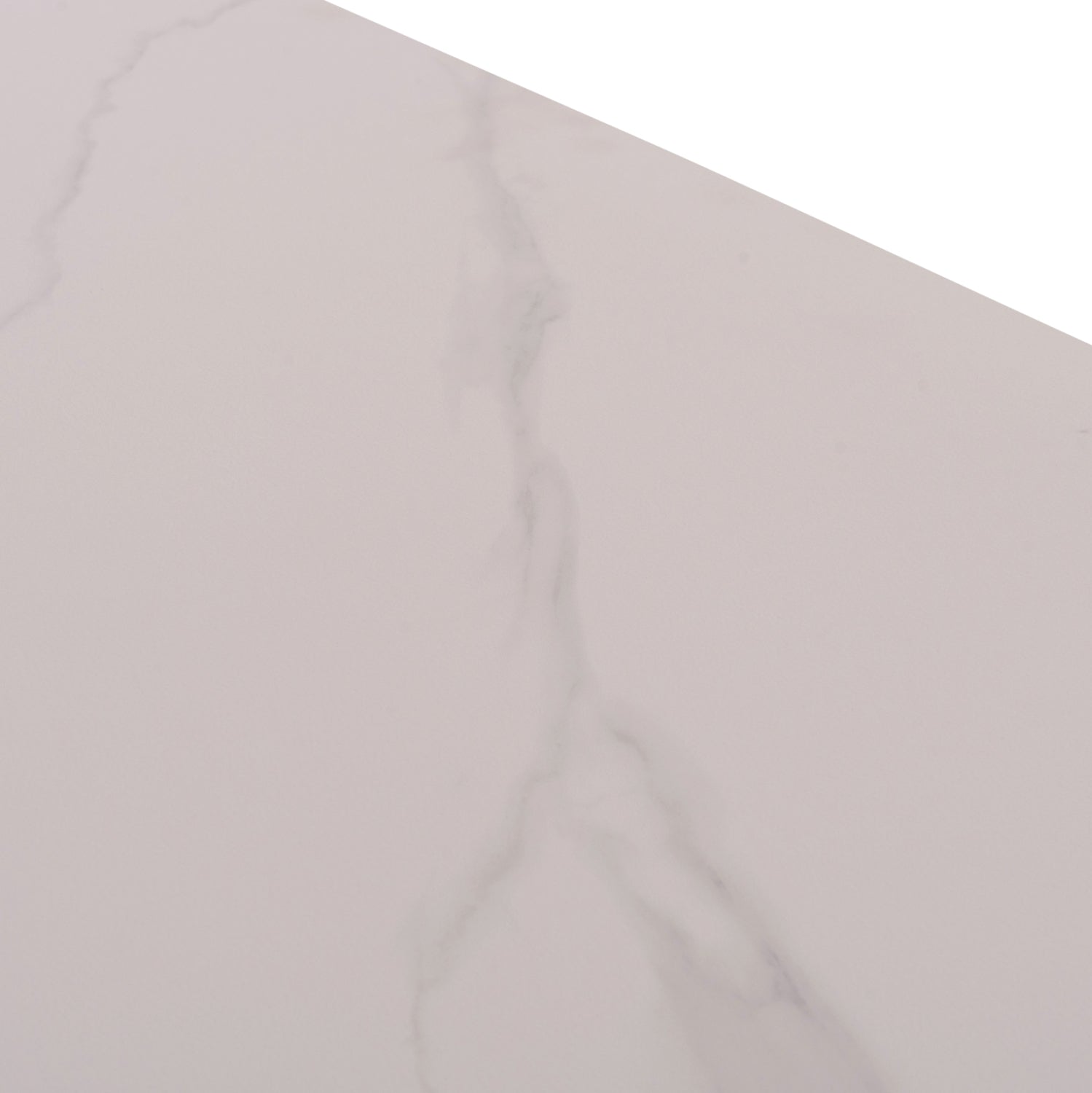 DINING TABLE RAVEN HM18150.01 CERAMIC TOP IN WHITE MARBLE-LOOK 160x80x74Hcm.