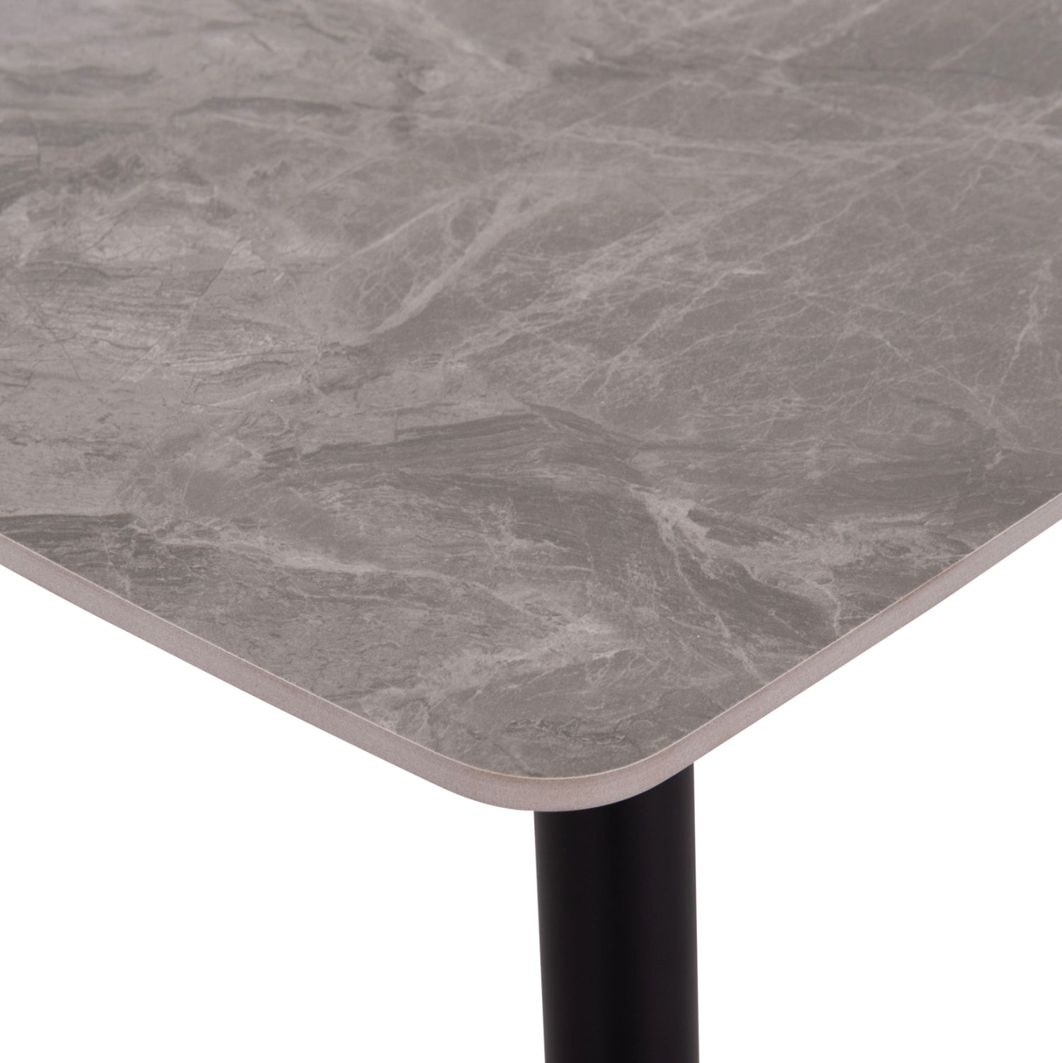 DINING TABLE RAVEN HM18150.13 CERAMIC TOP IN GREY MARBLE LOOK 160x80x74Hcm.