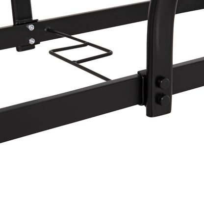 DINING TABLE BRUNO HM5145.03 METAL IN BLACK COLOR-TEMPERED GLASS 150Χ90Χ72Hcm.
