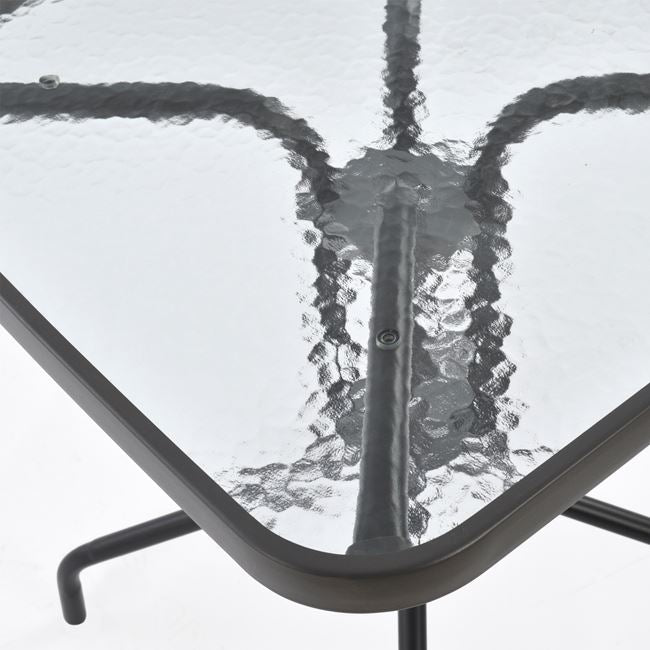 Table Figo metallic Grey 60x60x72 cm HM5035.01