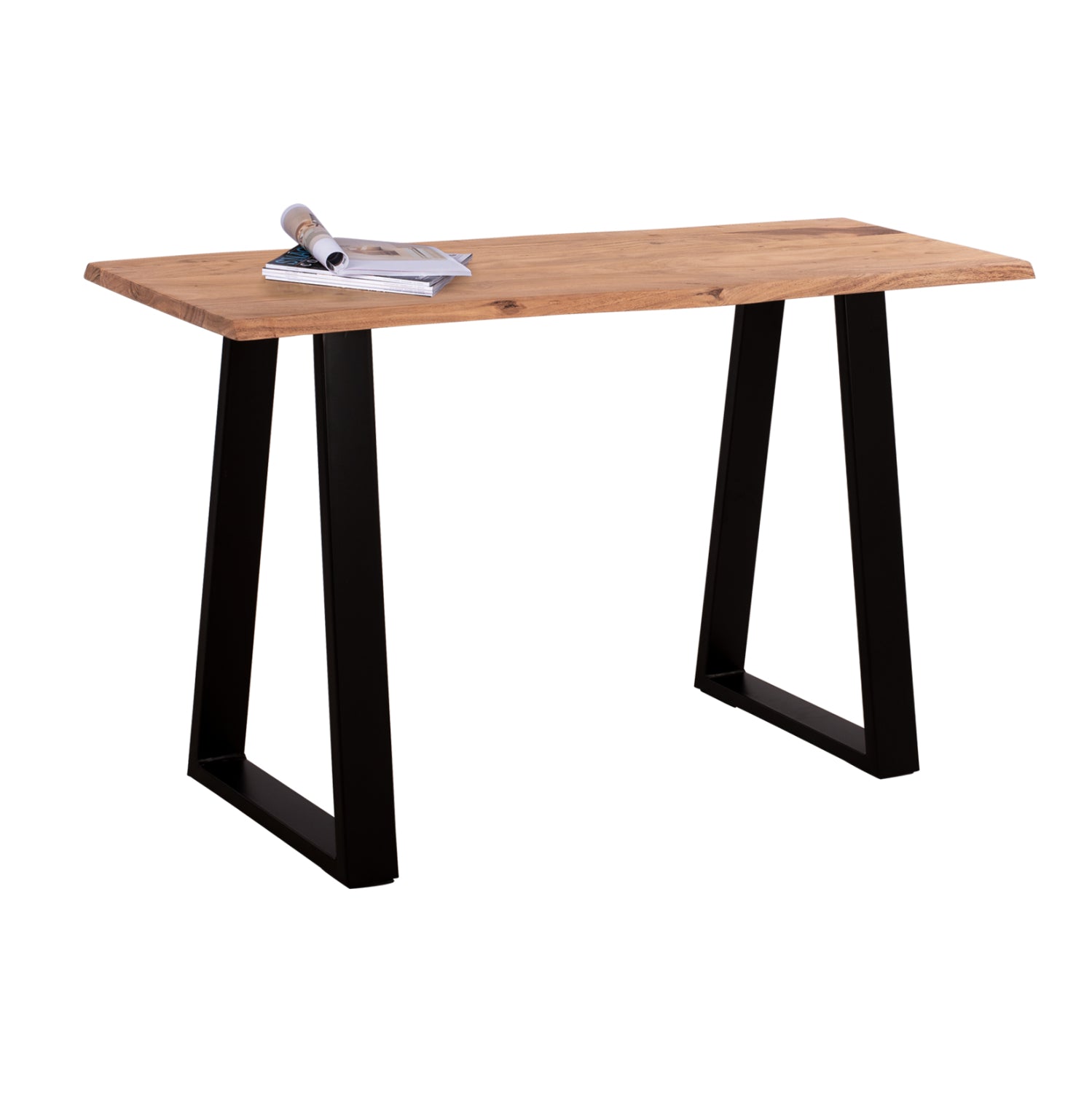 CONSOLE TABLE SOFIA SLIM HM8503.11 SOLID ACACIA WOOD IN NATURAL 130X45X76Hcm.