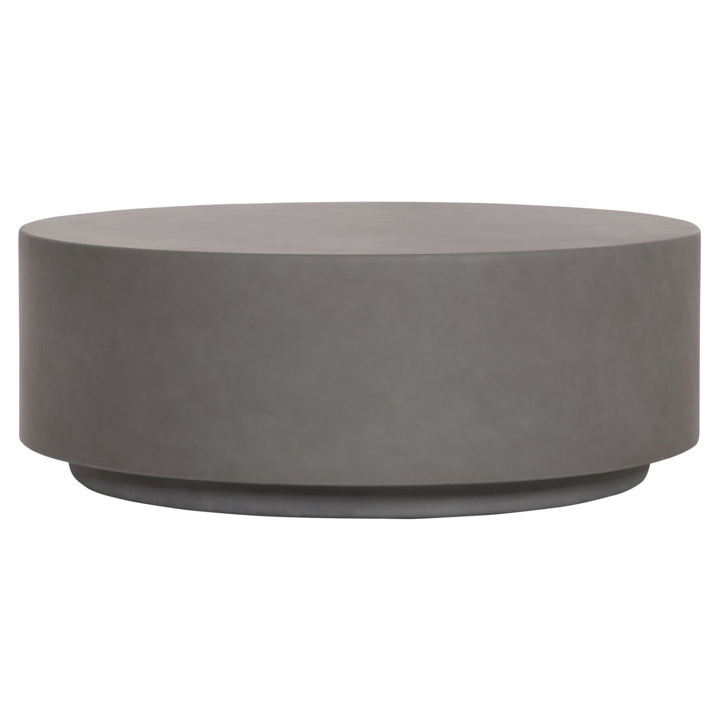 ROUND OUTDOOR COFFEE TABLE KYOKO HM6579.01 GREY FIBER CEMENT Φ90x30Hcm