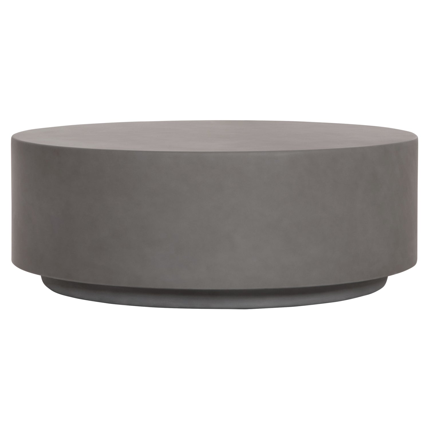 ROUND OUTDOOR COFFEE TABLE KYOKO HM6579.01 GREY FIBER CEMENT Φ90x30Hcm