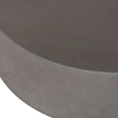 ROUND OUTDOOR COFFEE TABLE KYOKO HM6579.01 GREY FIBER CEMENT Φ90x30Hcm