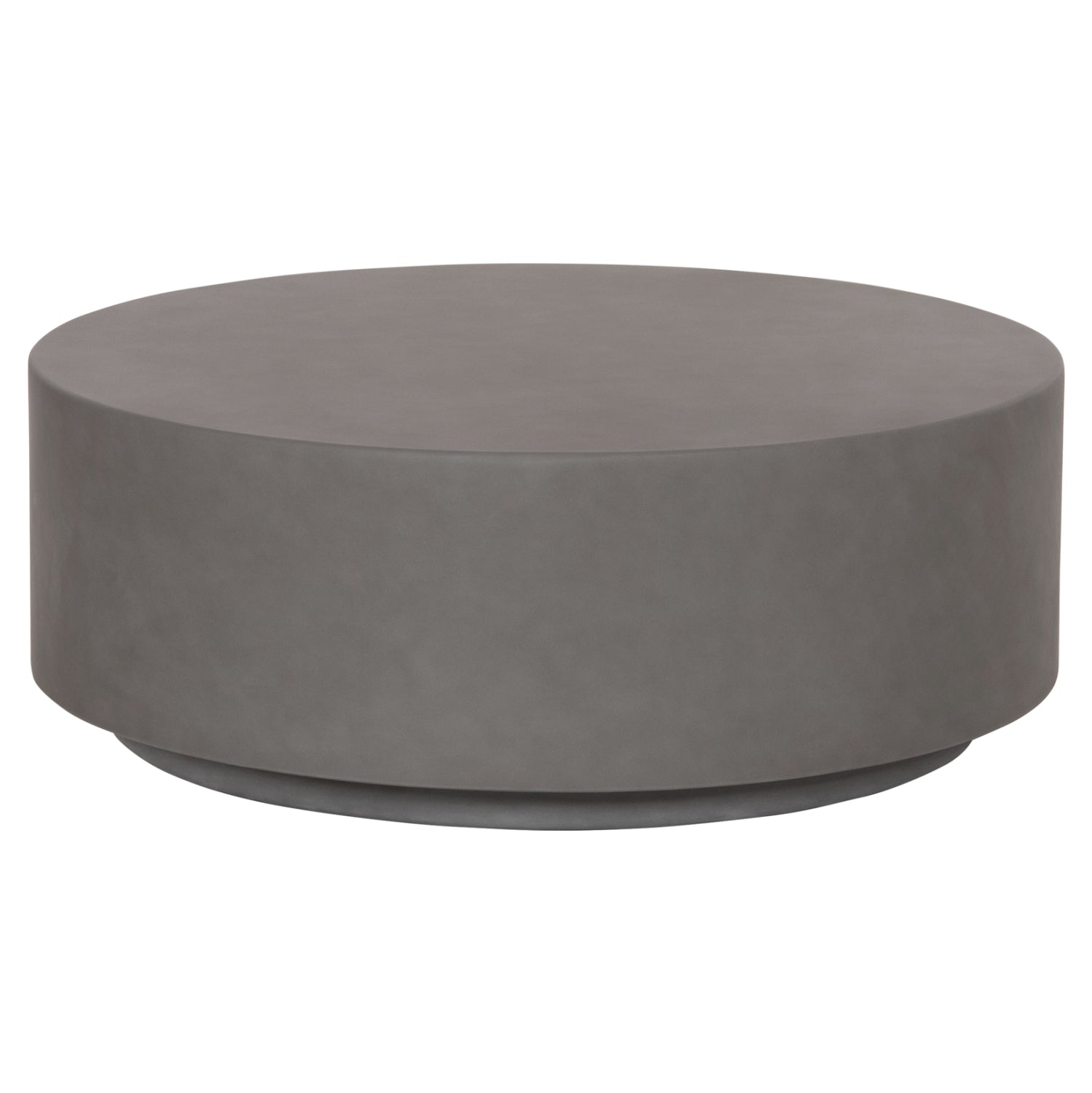 ROUND OUTDOOR COFFEE TABLE KYOKO HM6579.01 GREY FIBER CEMENT Φ90x30Hcm