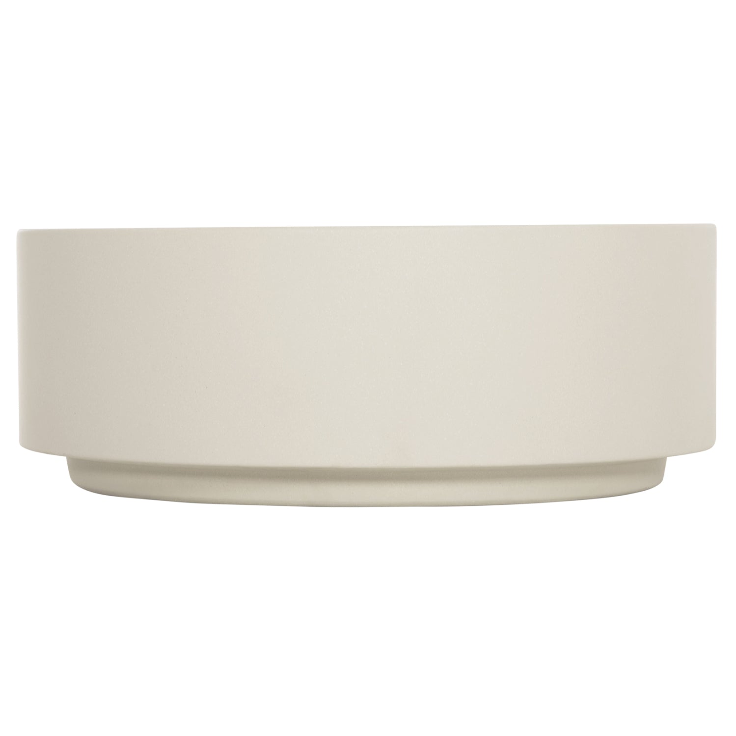 ROUND OUTDOOR COFFEE TABLE KYOKO HM6579.02 BEIGE FIBER CEMENT Φ90x34Hcm