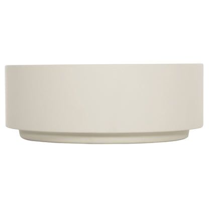 ROUND OUTDOOR COFFEE TABLE KYOKO HM6579.02 BEIGE FIBER CEMENT Φ90x34Hcm