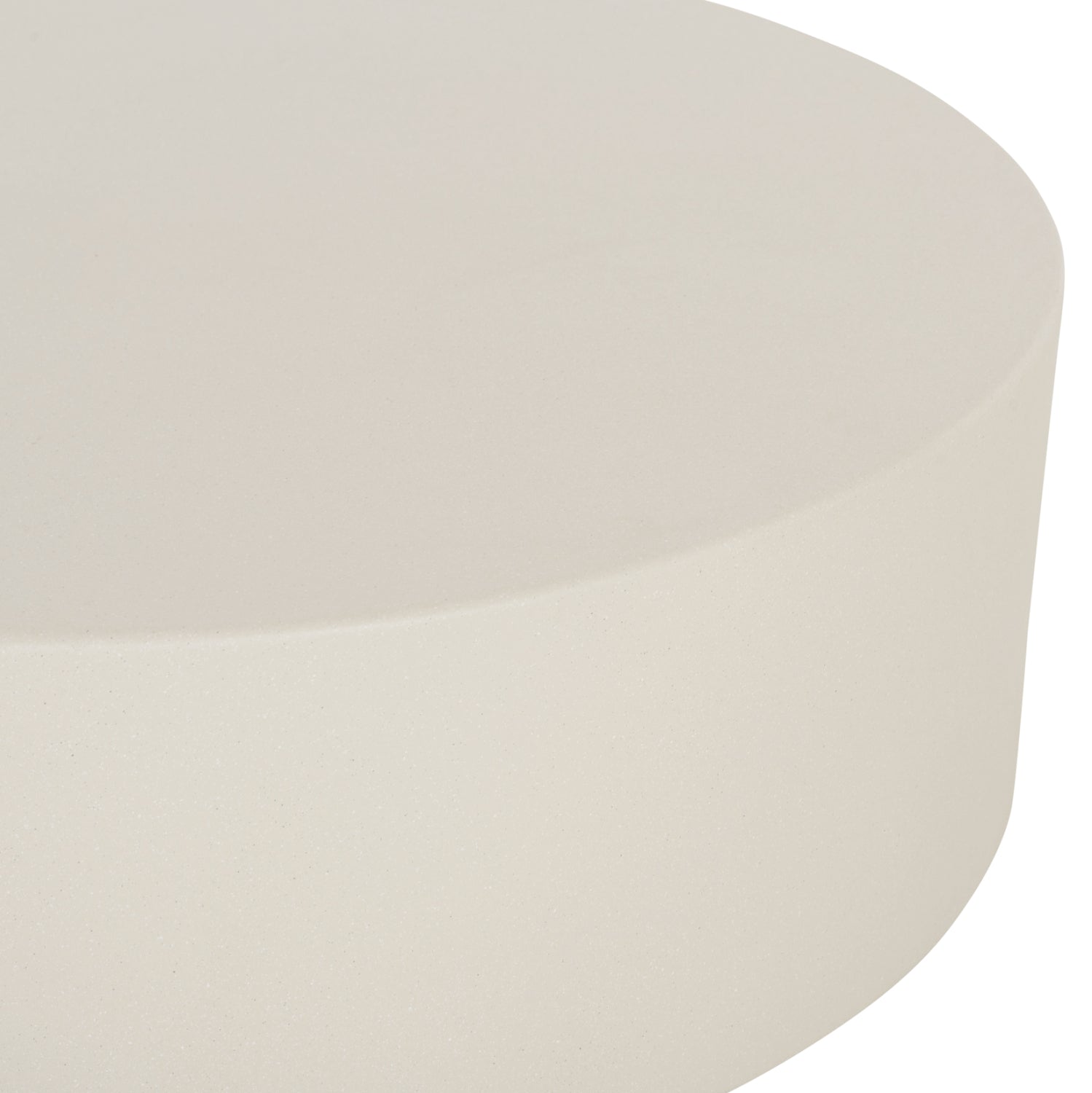 ROUND OUTDOOR COFFEE TABLE KYOKO HM6579.02 BEIGE FIBER CEMENT Φ90x34Hcm