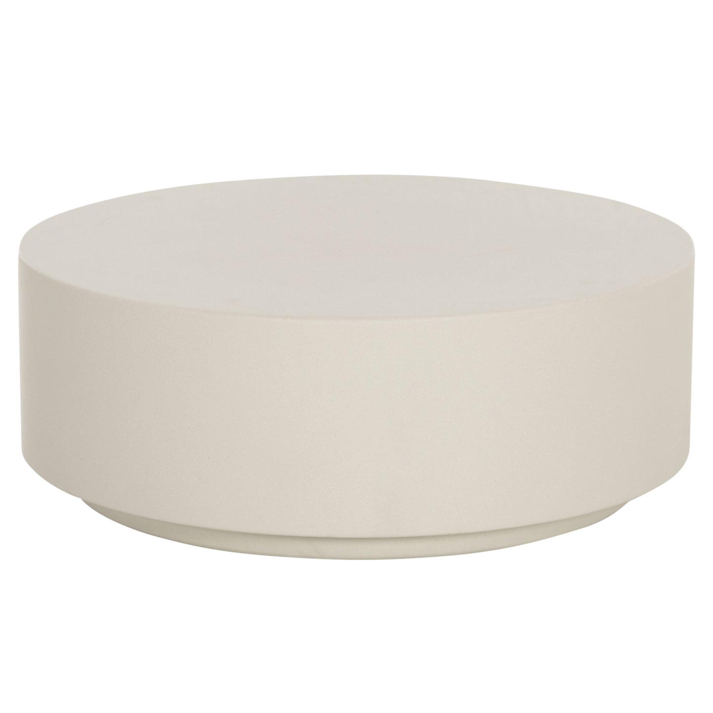 ROUND OUTDOOR COFFEE TABLE KYOKO HM6579.02 BEIGE FIBER CEMENT Φ90x34Hcm