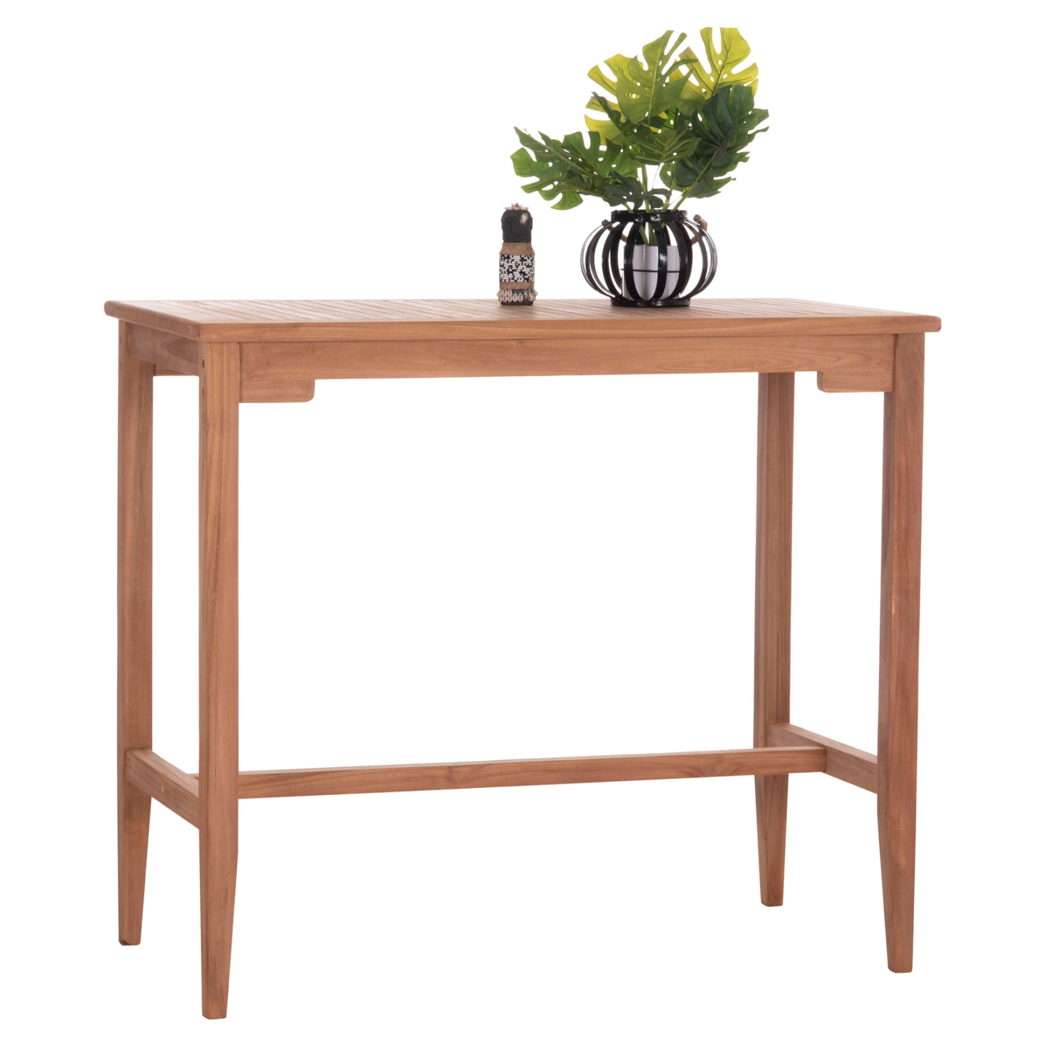 BAR TABLE CRANSTON HM18111 TEAK WOOD--NATURAL COLOR 120x60x105Hcm.