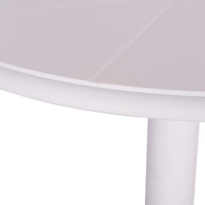 BAR TABLE ROUND TERRIN HM6126.11 POLYPROPYLENE WHITE Φ60x106Hcm.