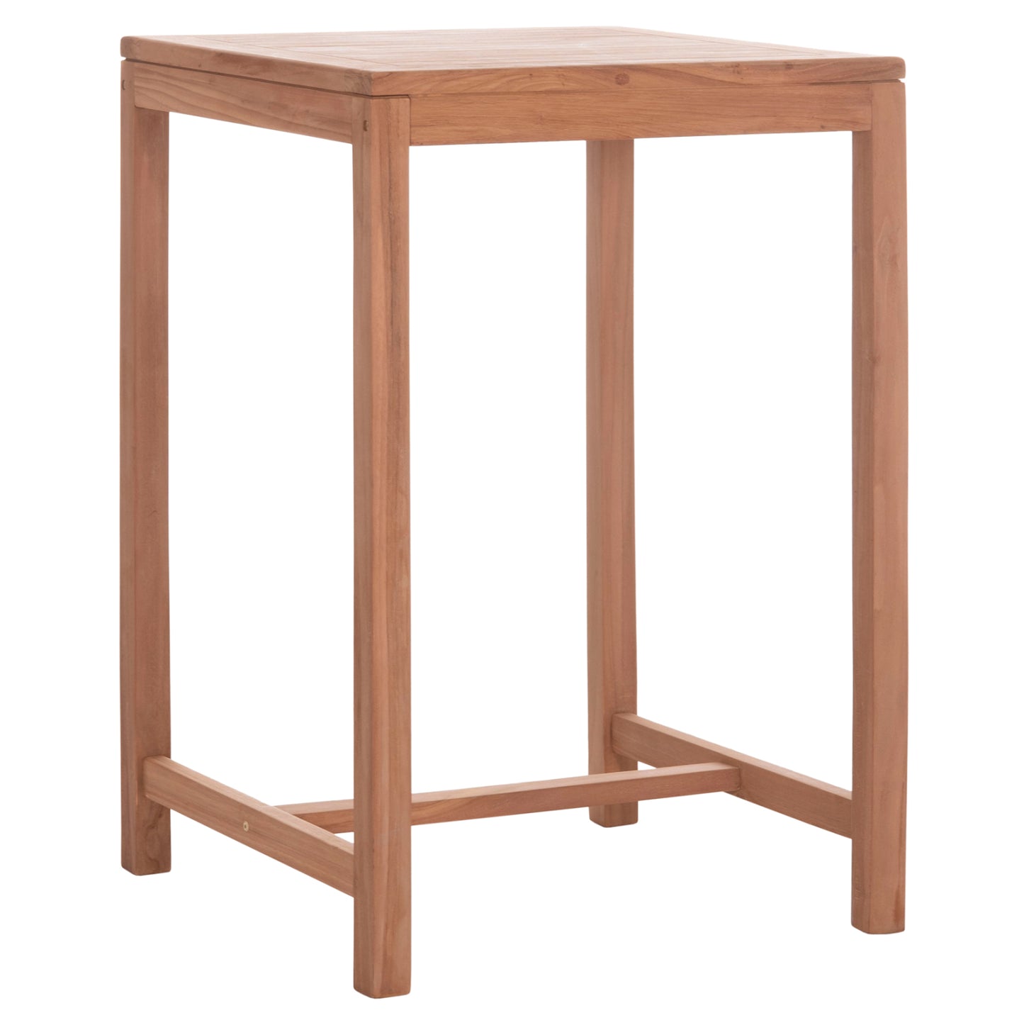 BAR SQUARE TABLE PRESSCOT HM18113 TEAK WOOD IN NATURAL COLOR 70x70x105Hcm.