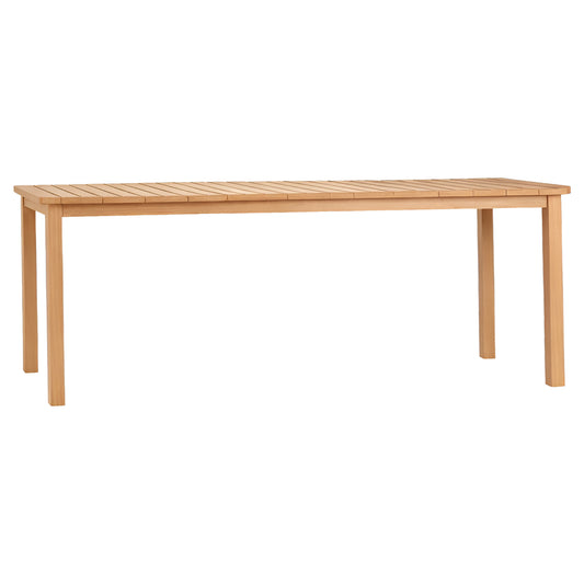 DINING TABLE RECTANGULAR FINTO HM6616 TEAK WOOD--NATURAL COLOR 200x100x75Hcm.