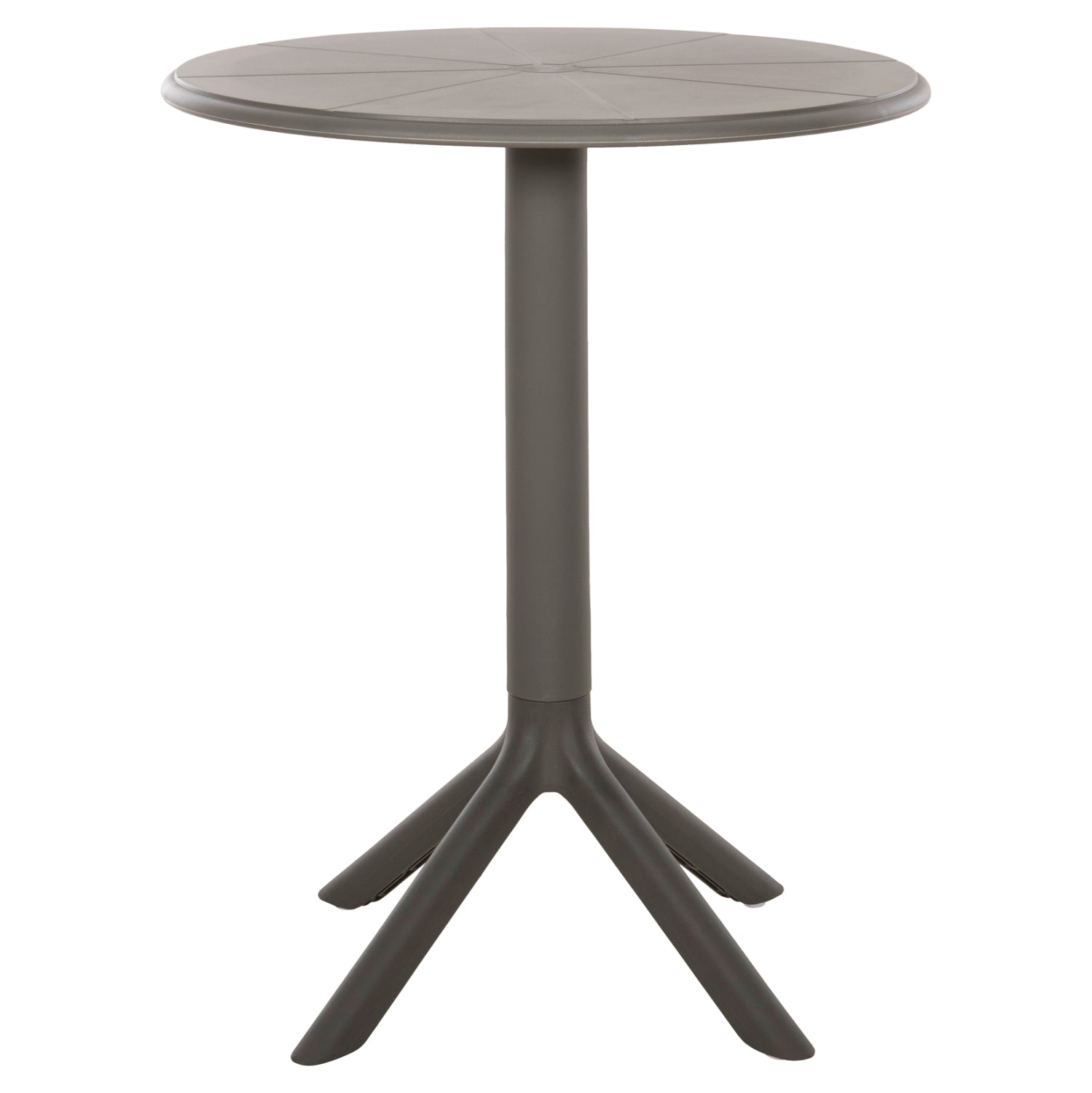 ROUND POLYPROPYLENE TABLE TERRIN HM6124.15 OLIVE GREEN Φ60x75Hcm.
