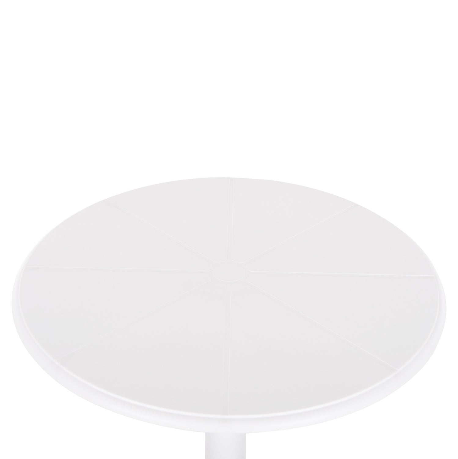 ROUND POLYPROPYLENE TABLE TERRIN HM6124.11 WHITE Φ61x77Hcm.