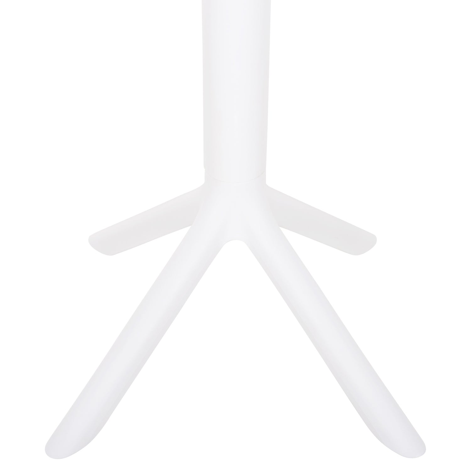 ROUND POLYPROPYLENE TABLE TERRIN HM6124.11 WHITE Φ61x77Hcm.